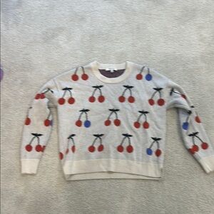 Cherry Patterned Madewell Sweater
